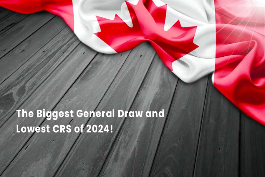 The Biggest General Draw and Lowest CRS of 2024!